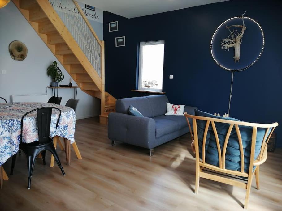 Les Ganivelles, Maison A 350 M De La Plage Bretteville-sur-Ay ภายนอก รูปภาพ